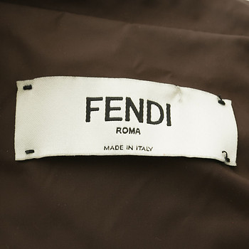 бирка Пуховик Karl Lagerfeld x Fendi