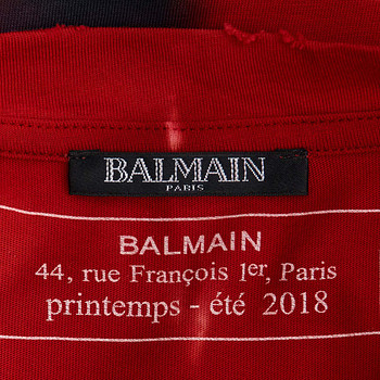 бирка Футболка Balmain