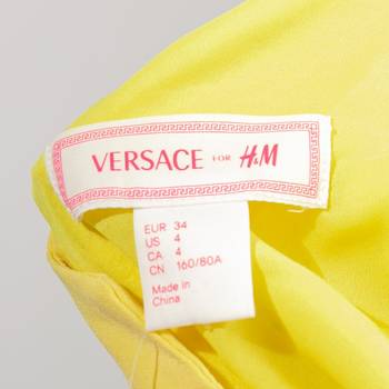 бирка Платье H&M x Versace