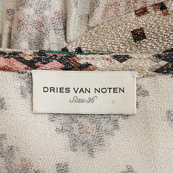 бирка Платье Dries Van Noten