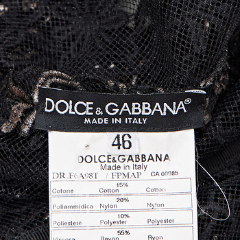 бирка Платье Dolce&Gabbana