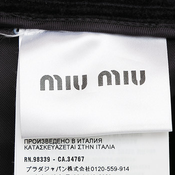 бирка Юбка Miu Miu