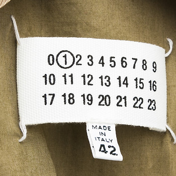 бирка Куртка Maison Margiela