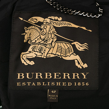 бирка Кожаная куртка Burberry Prorsum