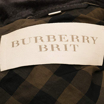 бирка Пальто Burberry Brit