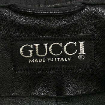 бирка Плащ кожаный Gucci