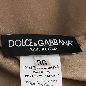 бирка Платье Dolce&Gabbana