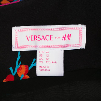 бирка Платье H&M х Versace