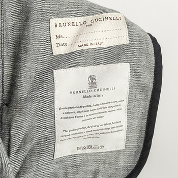 бирка Брюки Brunello Cucinelli