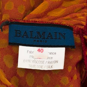 бирка Платье Balmain