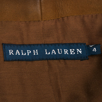 бирка Жилет кожаный Ralph Lauren