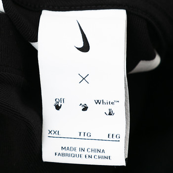 бирка Футболка Off-White x Nike