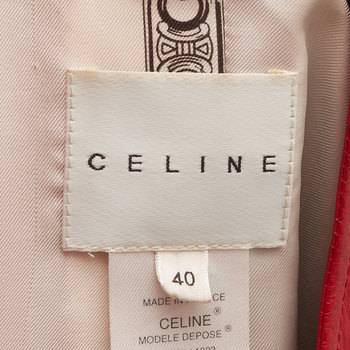 бирка Кожаная куртка Celine