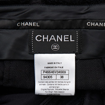 бирка Брюки Chanel