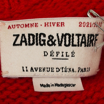 бирка Свитер Zadig & Voltaire