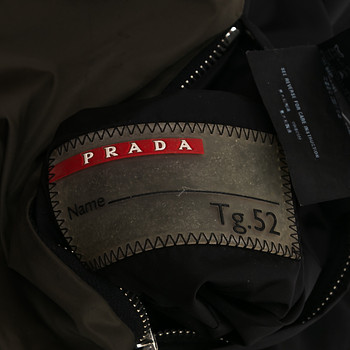 бирка Куртка кожаная Prada