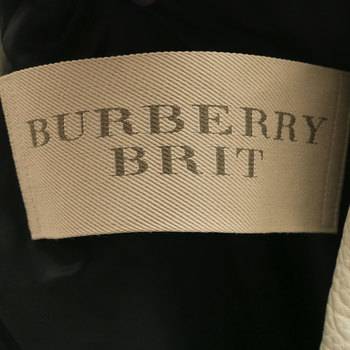 бирка Кожаная куртка Burberry Brit