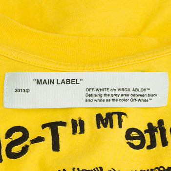 бирка Футболка Off-White