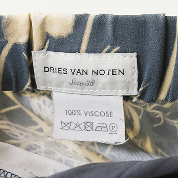 бирка Брюки Dries Van Noten
