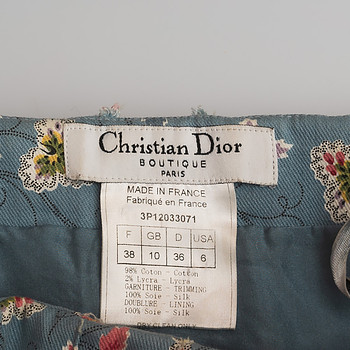 бирка Юбка Christian Dior