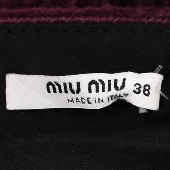бирка Брюки Miu Miu
