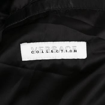 бирка Куртка кожаная Versace