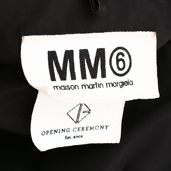 бирка Кожаная куртка Opening Ceremony x MM6 Maison Margiela