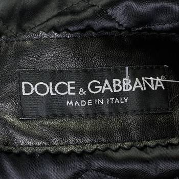 бирка Кожаная куртка Dolce&Gabbana