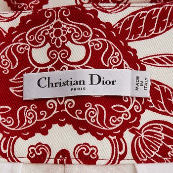 бирка Шорты Christian Dior