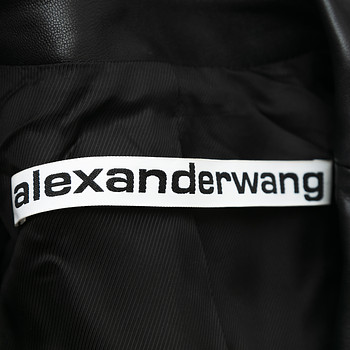 бирка Куртка кожаная Alexander Wang