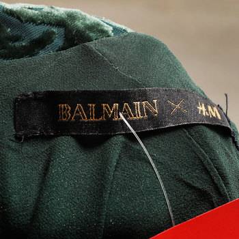 бирка Платье H&M х Balmain
