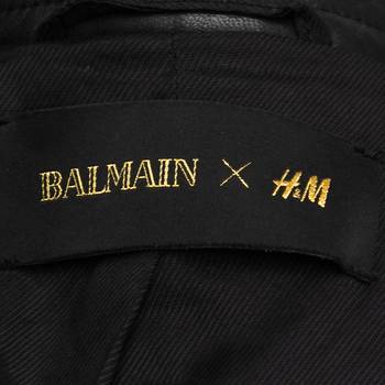 бирка Шуба H&M х Balmain