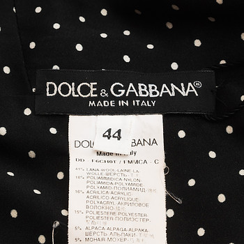 бирка Платье Dolce&Gabbana