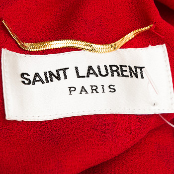 бирка Платье Saint Laurent