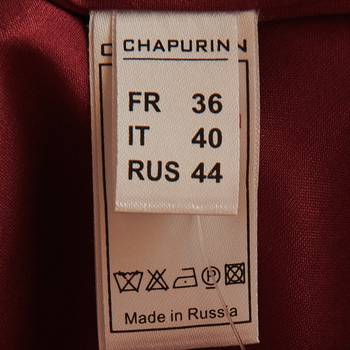 бирка Платье Chapurin