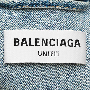 бирка Джинсовая куртка Balenciaga