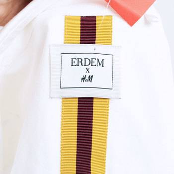 бирка Рубашка H&M х Erdem
