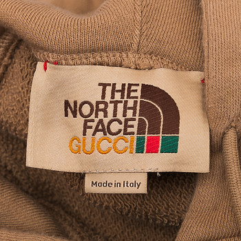 бирка Худи North Face & Gucci