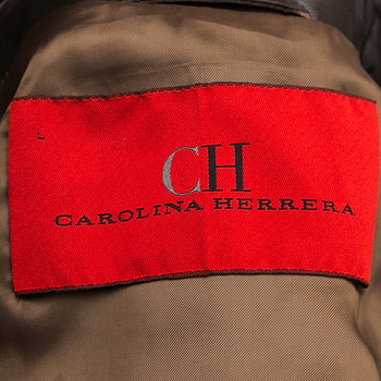 бирка Кожаная куртка Carolina Herrera