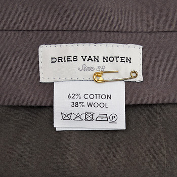 бирка Брюки Dries Van Noten