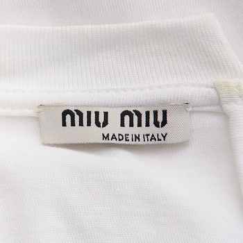 бирка Лонгслив Miu Miu