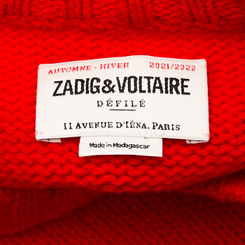 бирка Свитер Zadig & Voltaire