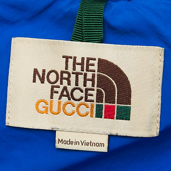 бирка Жилет North Face & Gucci