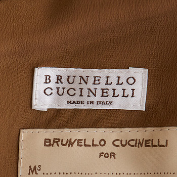 бирка Дубленка Brunello Cucinelli