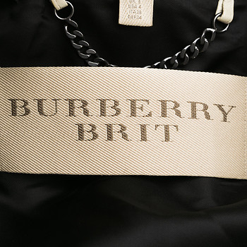 бирка Куртка кожаная Burberry Brit