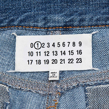 бирка Джинсы Maison Margiela