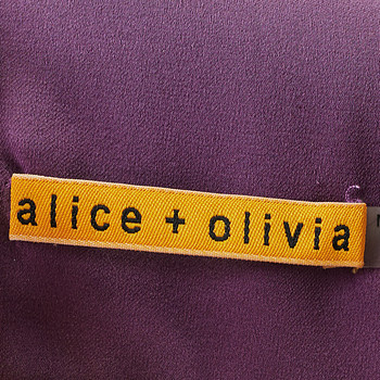бирка Платье Alice+Olivia
