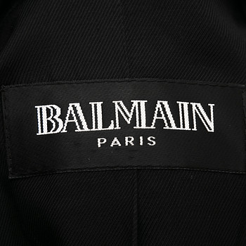 бирка Куртка кожаная Balmain