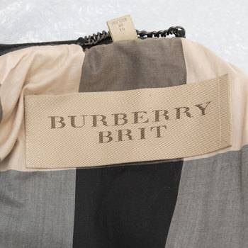 бирка Куртка кожаная Burberry