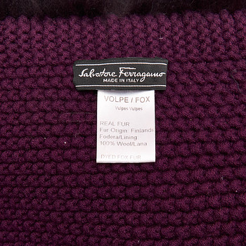 бирка Шарф Salvatore Ferragamo